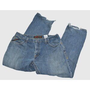 Ariat M4 FR Jeans 38x32 Relaxed Boot Cut Workwear Fire Resistant Cat 2 FLAWS